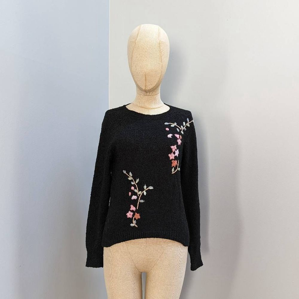 2O ansknits by Mariea Kim Vintage Floral Sweater - Picture 2 of 9